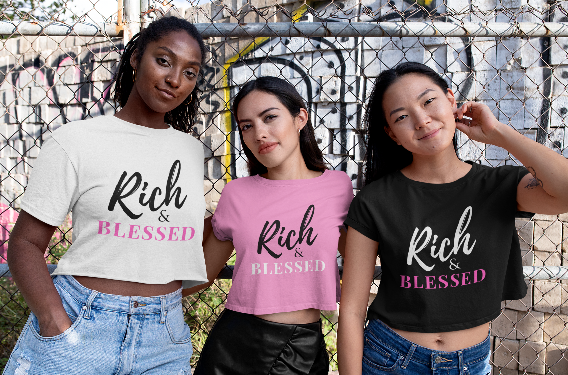 Rich & Blessed Cropped T-Shirt