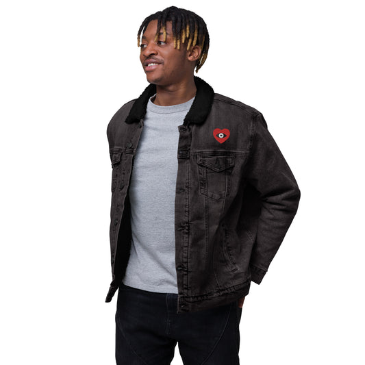 Therapy denim sherpa jacket - unisex